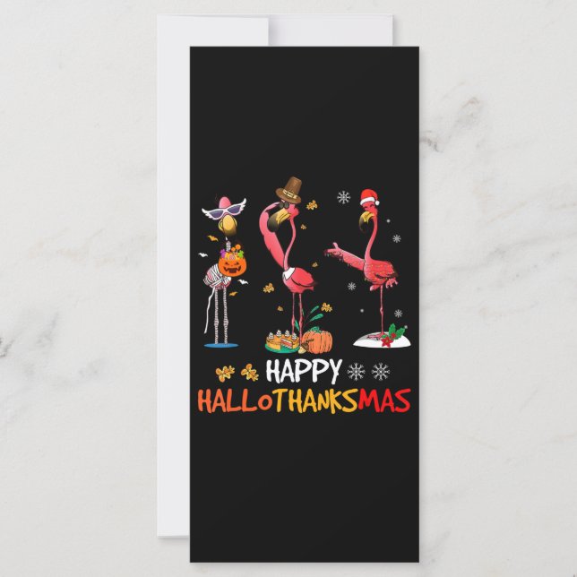 Flamingo | Flamingo Happy HalloThanksmas (Front)