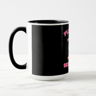 Flamingo Flamingo Skull Crew Halloween Costume Mug