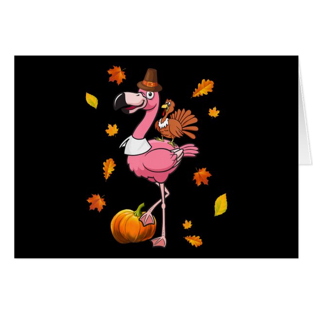 Flamingo | Flamingo Thanksgiving Halloween (Front Horizontal)