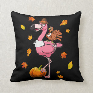 Flamingo Flamingo Thanksgiving Halloween Cushion