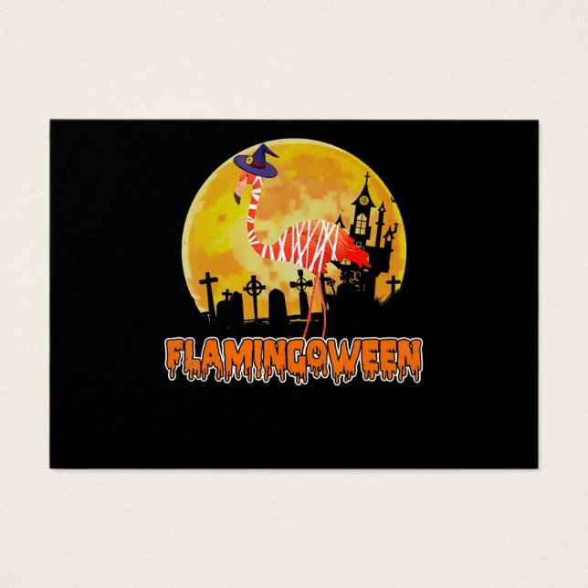 Flamingo | Flamingoween Funny Witch Halloween (Front)