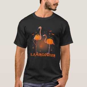 Flamingo Flamingween pumpkin Halloween Costume App T-Shirt