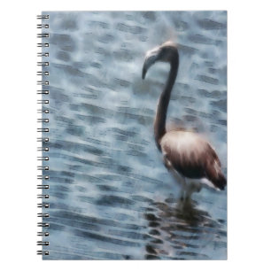 Flamingo Fledgling Watercolor Notebook