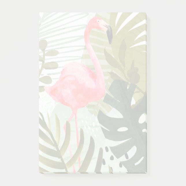 Flamingo Forest Post-it Notes (Front)