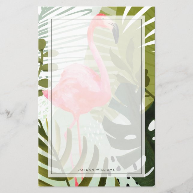 Flamingo Forest Stationery (Front)