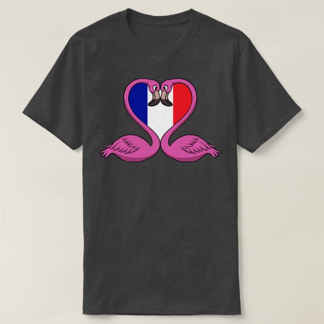 Flamingo France T-Shirt (Design Front)