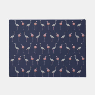 Flamingo Frenzy Door Mat (choose colour)
