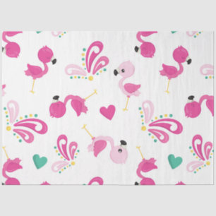 Flamingo Fun Design 2 Tissue Paper