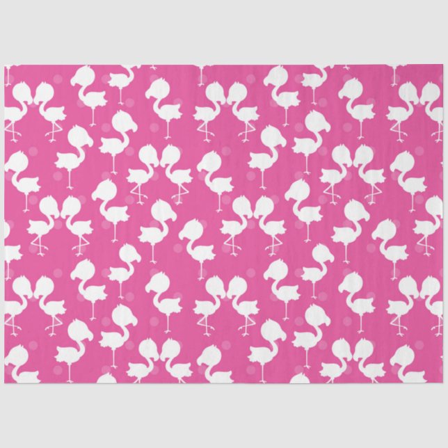 Flamingo Fun Design 6 Tissue Paper (Front)