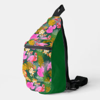 Flamingo Garden Dark Green