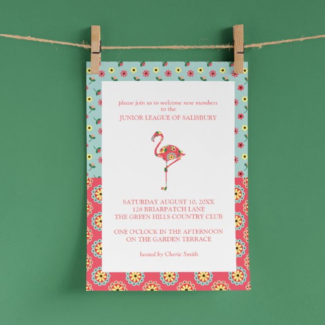 Flamingo Garden Party Invitations (Creator Uploaded)
