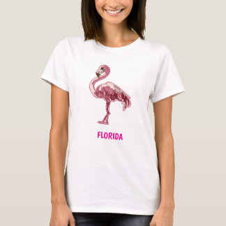 Flamingo gemalter pinker Flamingo  T-Shirt