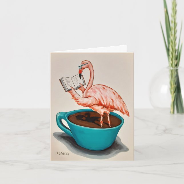 Flamingo Get Well card (Front)