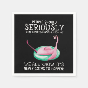 Flamingo Gift People Should Seriously Flamingo Napkin
