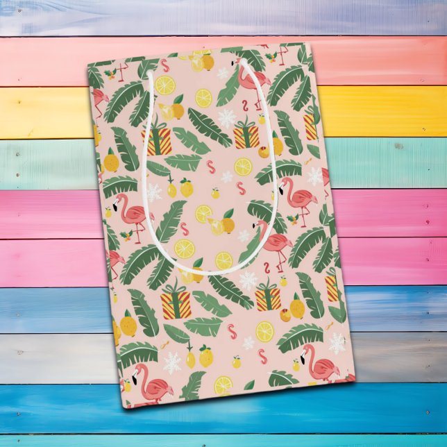 Flamingo & Gifts Summer Party Medium Gift Bag (Creator Uploaded)