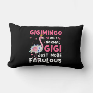 Flamingo Gigimingo Like A Normal Nana Gifts Funny Lumbar Cushion