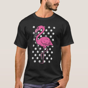 Flamingo Golf Cool Golfing Bird Animal Golfer Men T-Shirt