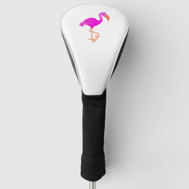 Flamingo Golf Head Cover (Front)
