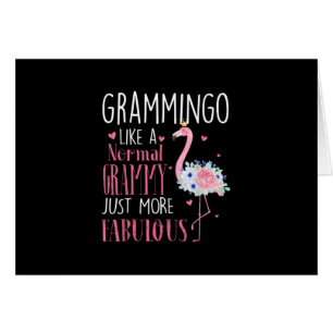 Flamingo Grammingo Like A Normal Grammy Gift Funny