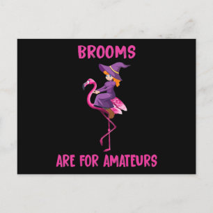 Flamingo   Halloween costume Flamingoween Invitation Postcard