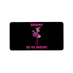 Flamingo Halloween costume Flamingoween Label