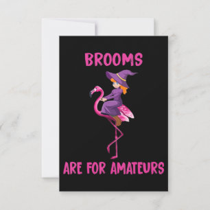 Flamingo Halloween costume Flamingoween RSVP Card