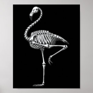 Flamingo Halloween  Poster