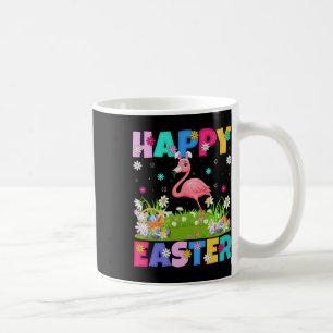 Flamingo Happy Easter Egg Hunt Bunny Ear Flamingo Coffee Mug