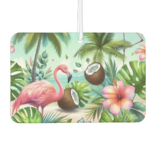 Flamingo Haven Car Air Freshener