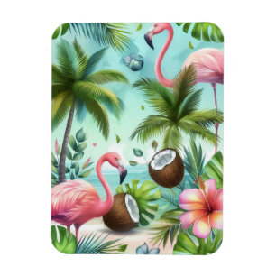 Flamingo Haven Magnet