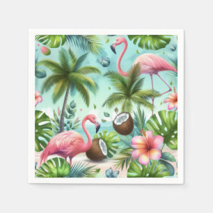 Flamingo Haven Napkin