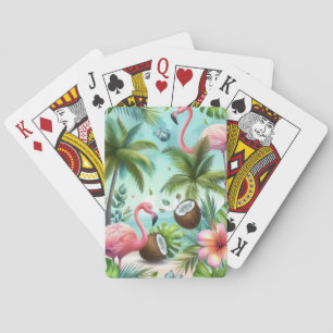 Flamingo Haven Playing Cards