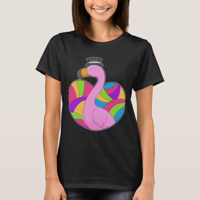 Flamingo Heart T-Shirt (Front)