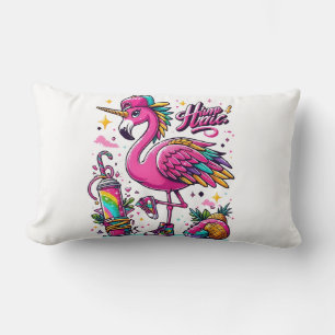Flamingo hiphop lumbar cushion