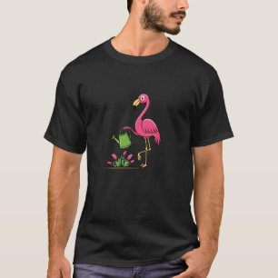 Flamingo Hobby Gardener Exotic Birds Gardening T-Shirt