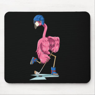 Flamingo Hockey Flamingo Playing Hockey Flamingo  Mouse Pad