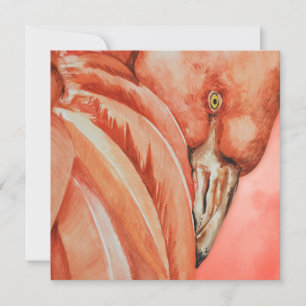 Flamingo  holiday card