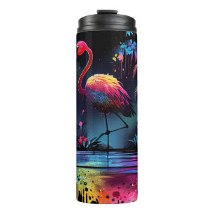 Flamingo in A Lake-63852 Thermal Tumbler