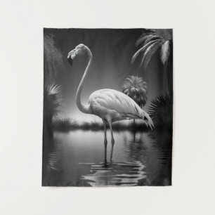 Flamingo in a Pool Tapestry