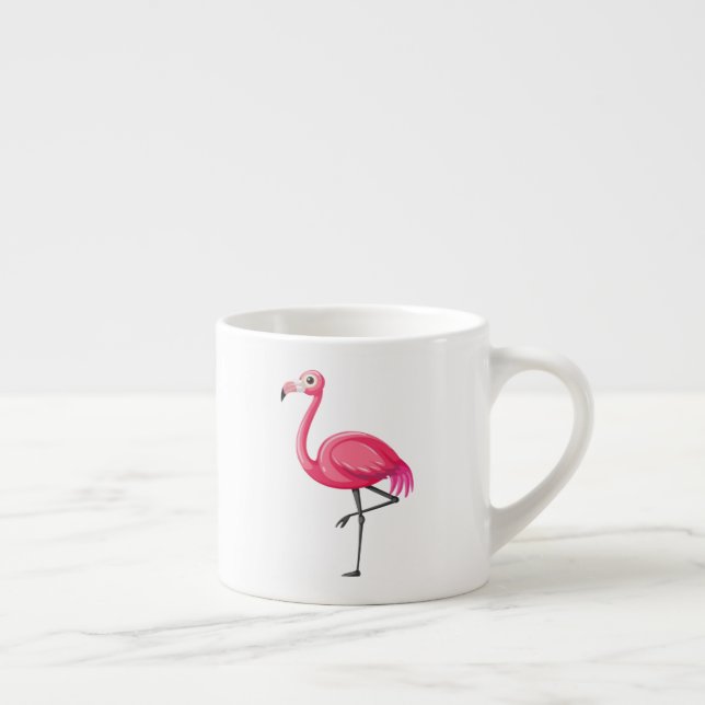 Flamingo in Cartoon Style-23654 Espresso Cup (Right)