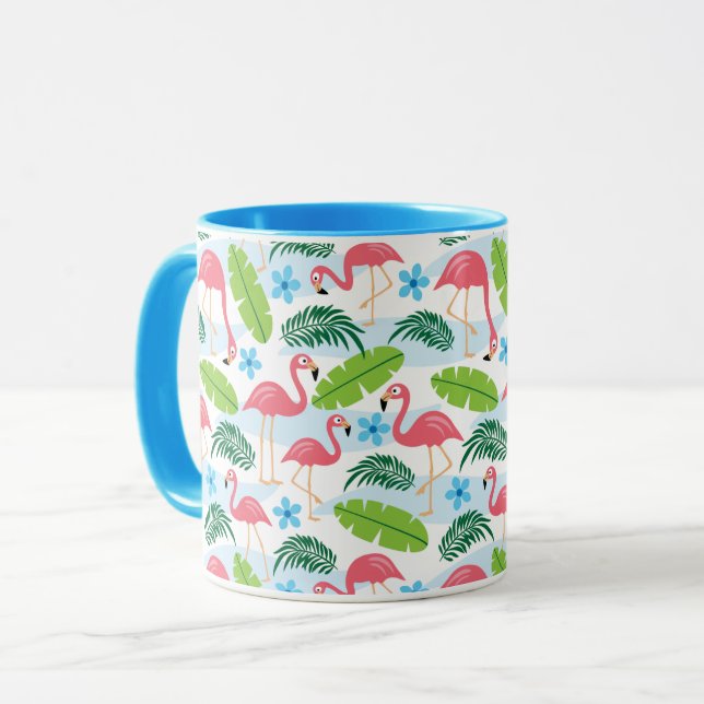 Flamingo in Paradise Mug (Front Left)
