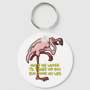 Flamingo Incontinence Key Ring