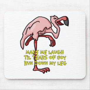 Flamingo Incontinence Mouse Pad