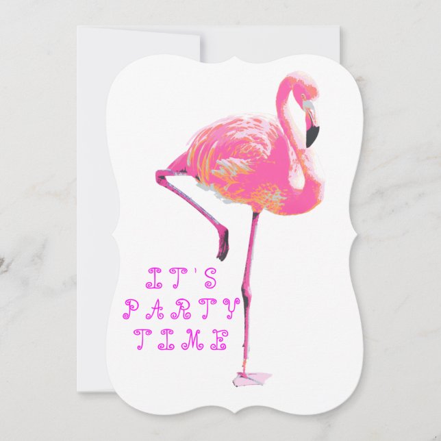 Flamingo Invitation (Front)