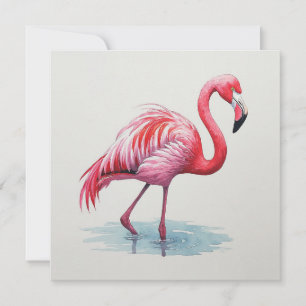 Flamingo Invitation