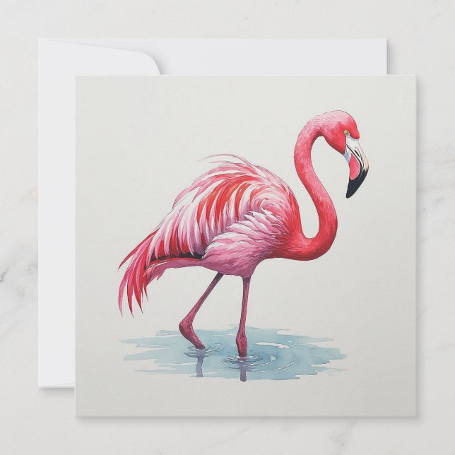 Flamingo Invitation (Front)