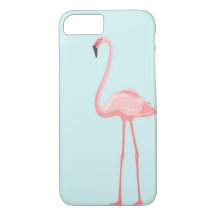 Flamingo iPhone 7, Barely There Phone Case