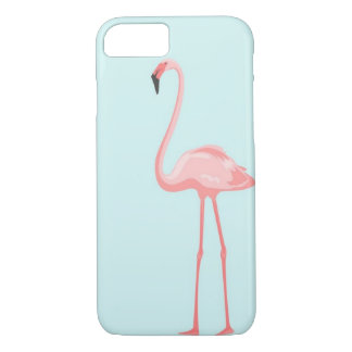 Flamingo iPhone 7, Barely There Phone Case