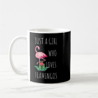 flamingo Just a Girl who loves Flamingos gift cute Coffee Mug