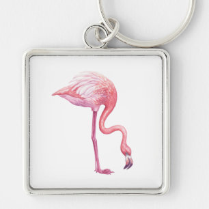 Flamingo Key Ring